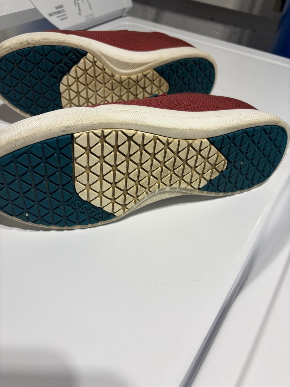 VESSI Weekend Slip-On Sneakers in Red - Picture 3 of 6